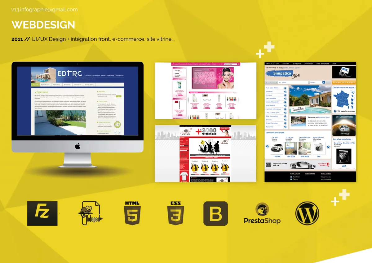 V13 Infographie — Webdesign